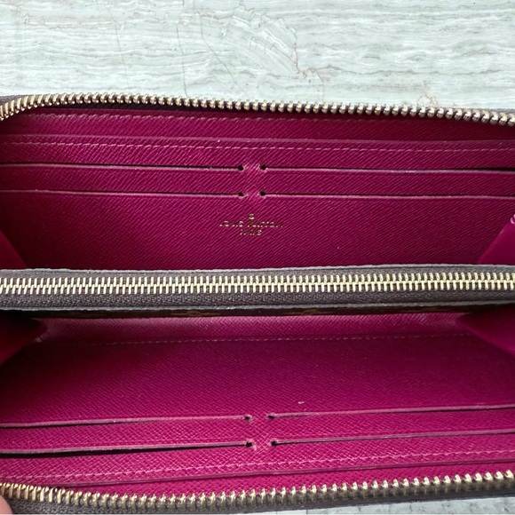 Louis Vuitton Clémence Wallet (Fuchsia) - Picture 13 of 16